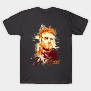 Daniele De Rossi Watercolor. T-Shirt